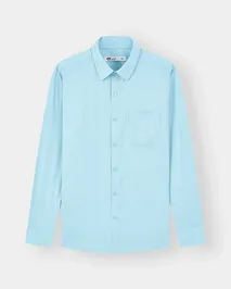 Áo Sơ Mi Dài 5S Fashion Họa Tiết Có Túi Phom Regular M0ASM25021