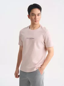 Áo Thun Cổ Tròn Cotton 5S Fashion In Đơn Giản Casual ATS25031