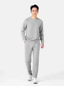 Bộ Quần Áo Nỉ Nam 5S Fashion Dệt Hiệu Ứng Phom Slimfit BNI24022