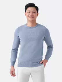 Áo Len Nam Trơn 5S Fashion Slim Fit ALO23005