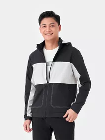 Áo khoác gió 2 lớp phối màu Slimfit 5S Fashion AKG23015