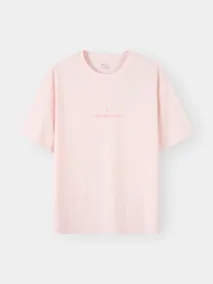 Áo Thun Nữ Ngắn Tay 5S Fashion In Chữ Phom Loose Fit W0ATS26035