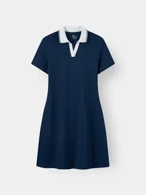 Váy Polo Nữ 5S Fashion Cổ V Phom Regular W0VAY26001