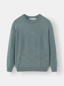 Áo Len Nam Họa Tiết 5S Fashion Phom Slimfit ALE24003