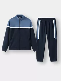 Bộ Quần Áo Nỉ Khóa 5S FASHION Thiết Kế Can Phối BNK24013