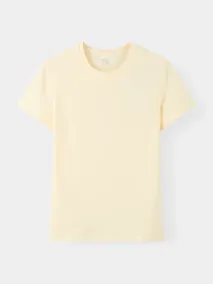 Áo Thun Ngắn Tay Nữ 5S Fashion Trơn Phom Slimfit W0ATS26003