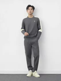 Set Bộ Nỉ Nam Can Phối RELIABLE S-WARM 5S Fashion Phom Slimfit MBNI25005