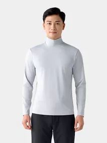 Áo Giữ Nhiệt Nam Cổ Cao 5S Fashion Trơn Body FIt AGN24003