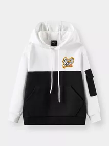 Áo Nỉ Hoodie Bé Trai 5S Fashion Can Phối BBANI25008