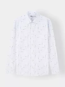 Áo Sơ Mi Nam Họa Tiết 5S Fashion Phom Regular ASM25064