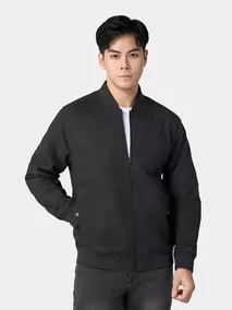 Áo Khoác Bomber Nam Họa Tiết Lót Nỉ 5S Fashion Trẻ Trung AKB24051