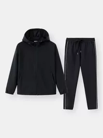 Bộ Quần Áo Gió 5S Fashion Có Mũ Liền Phom Slimfit BOG24005