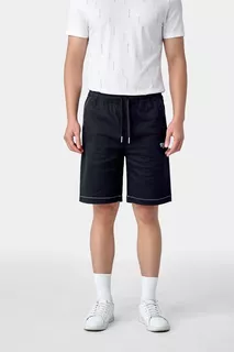 Quần Short Kaki Nam 5S Fashion Cạp Chun Phom Smart Fit QSK24011