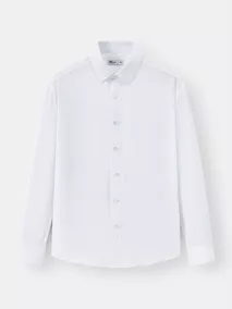 Áo Sơ Mi Nam Màu Trắng 5S Fashion Phom Slimfit ASM24043