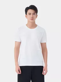 Áo Thun Nam Ngắn Tay 5S Fashion Họa Tiết Phom Slimfit ATS24007