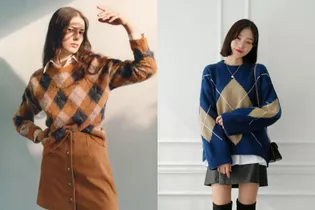 Sự trở lại của họa tiết ô kim cương trong xu hướng thời trang Thu Đông 2025