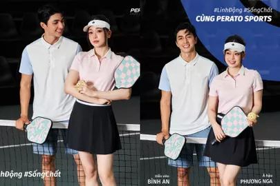 Perato Sports x Diễn viên Bình An & Á hậu Phương Nga