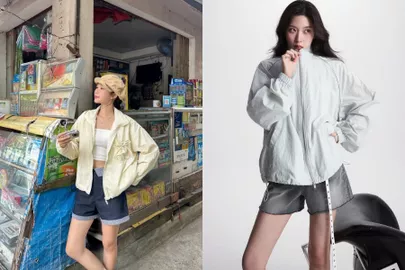 Top 12+ cách phối đồ với áo khoác gió nữ đẹp, thời trang