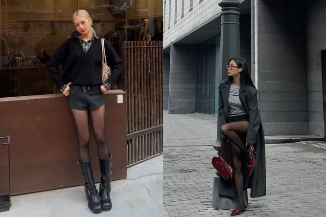 10+ Cách phối đồ với quần tất đẹp, quyến rũ mà ấm áp