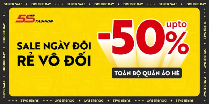 SALE NGÀY ĐÔI – RẺ VÔ ĐỐI CÙNG 5S FASHION