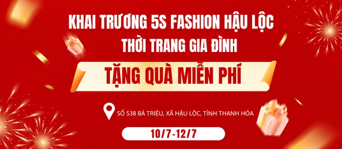 Khai trương 5S Fashion Hậu Lộc