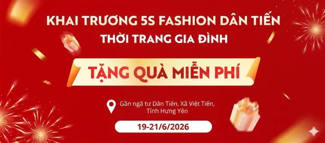 Khai trương 5S Fashion Dân Tiến