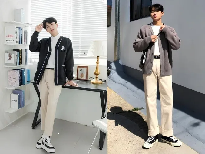 7+ Tips Phối Đồ Với Áo Cardigan Nam Đẹp Và Thời Trang Nhất 5S Fashion ...