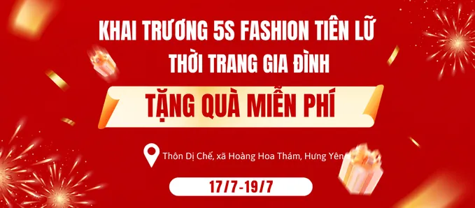 Khai trương 5S Fashion Tiên Lữ