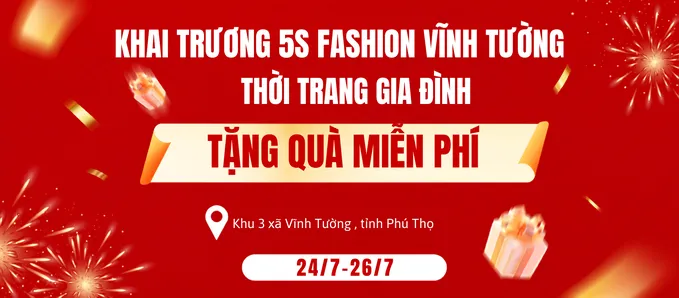 Khai trương 5S Fashion Vĩnh Tường