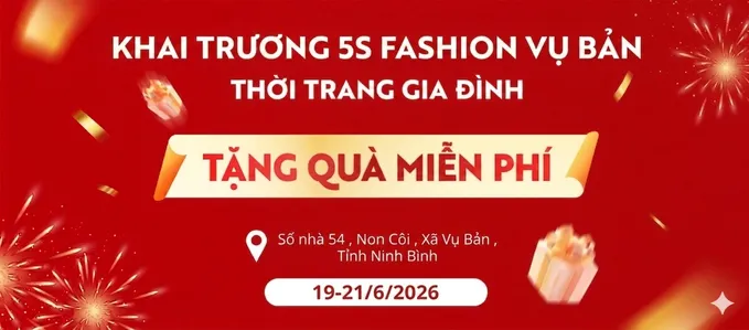 Khai trương 5S Fashion Vụ Bản
