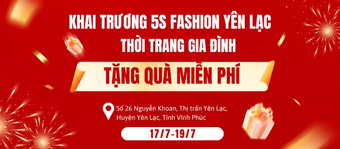 Khai trương 5S Fashion Yên Lạc