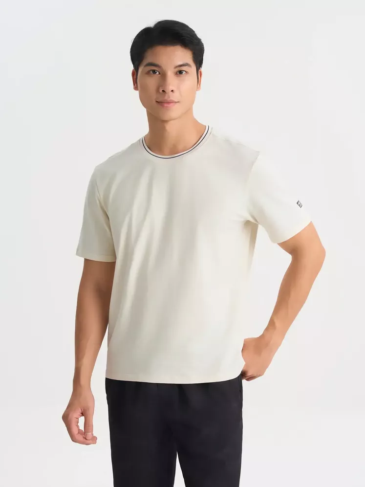 Áo Thun Nam Ngắn Tay 5S Fashion Cotton Phom Casual ATS25002
