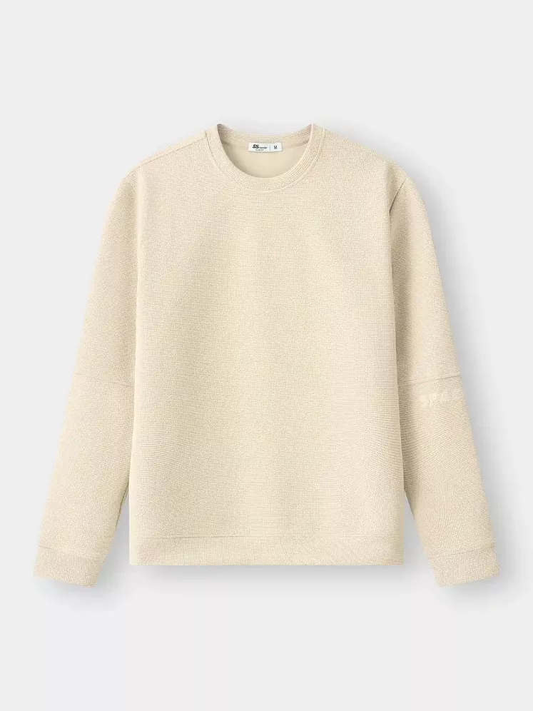 Áo Nỉ Nam 5S Fashion Vải Hiệu Ứng Phom Slimfit M0ANI25002