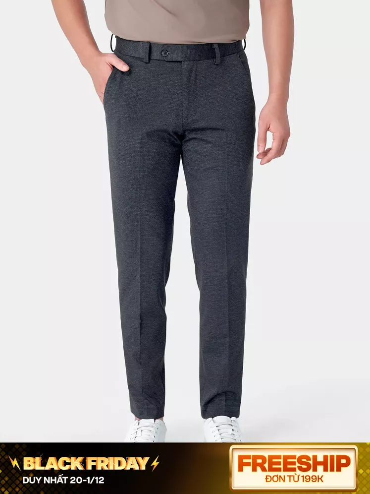 Quần Tây Nam 5S Fashion Melange Regular QAU24013