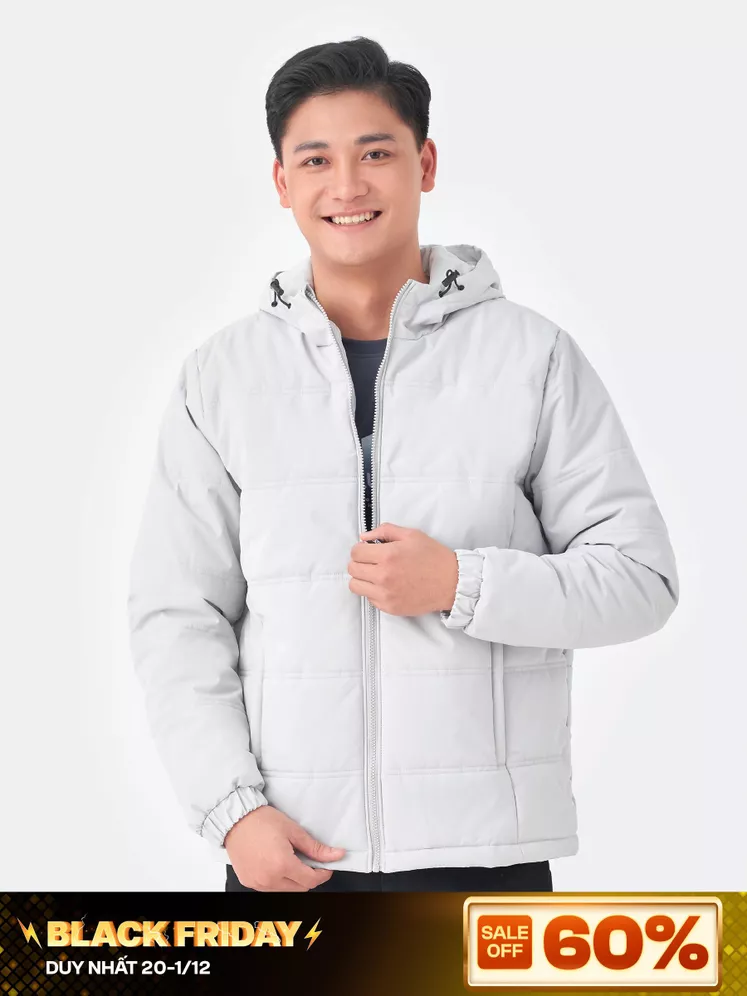 Áo Khoác Phao Nam Trơn 5S Fashion Chần Bông Xay AKC23016