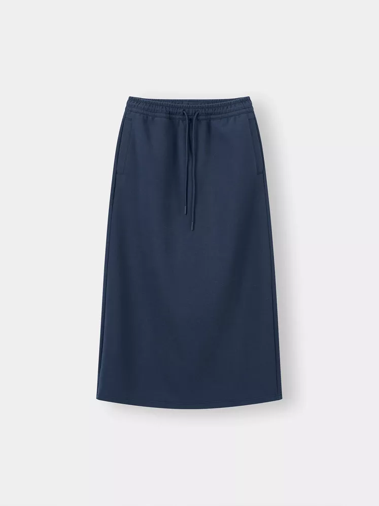 Chân Váy Nỉ Dài Nữ 5S Fashion Trơn Phom Regular WBCVD25009