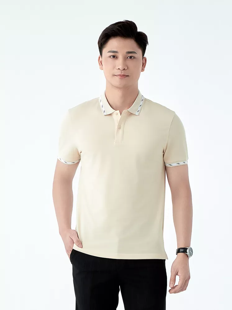 Áo Polo Nam 5S Fashion Bo Dệt Hiệu Ứng Slimfit APC24004