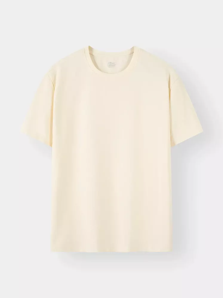 Áo Thun Nam Ngắn Tay 5S Fashion Trơn Cotton Phom Regular M0ATS26052