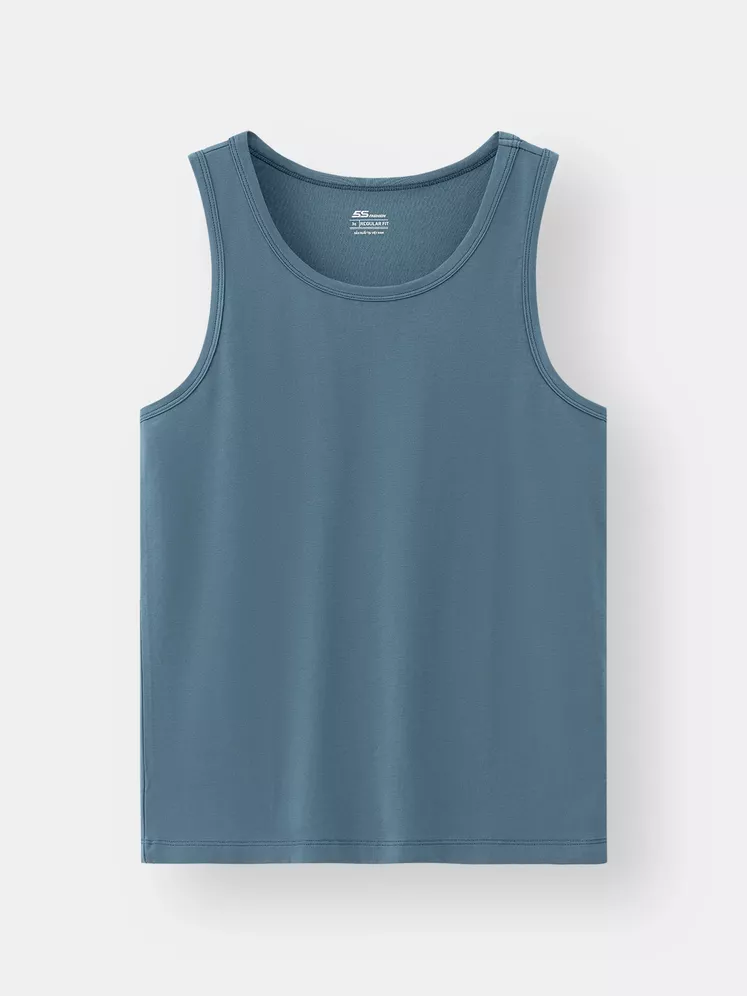 Áo Ba Lỗ Nam 5S Fashion Cotton Basic Phom Regular ABL25002