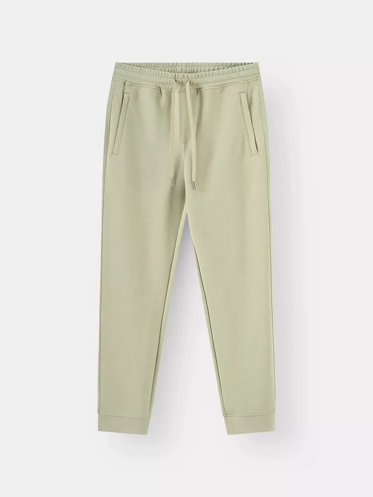 Quần Nỉ Nam Cạp Chun 5S Fashion Trơn Basic Phom Slimfit MBQNI25003