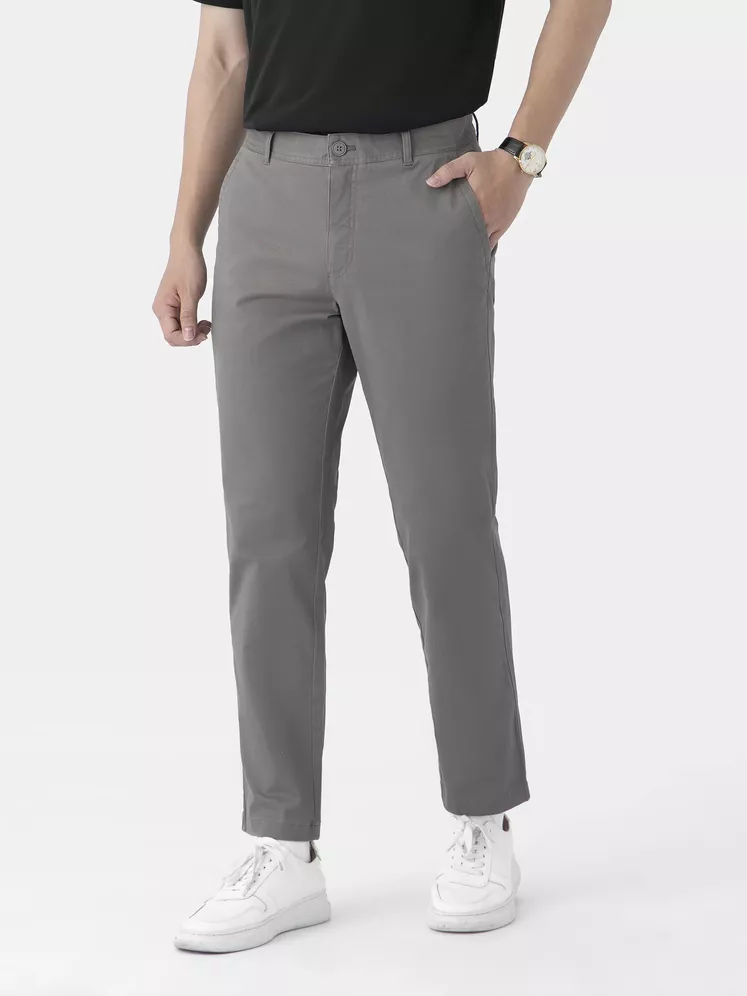 Quần Dài Kaki Nam 5S Fashion Chất Cotton Regular QKK24005