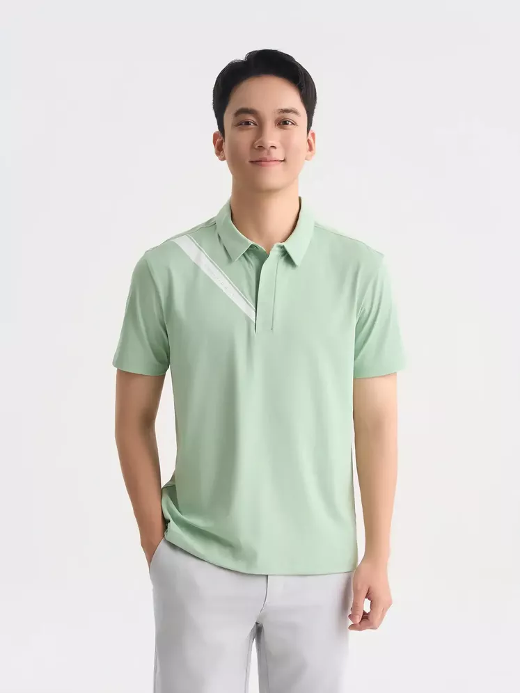 Áo Polo Nam Thể Thao 5S Fashion In Phong Cách Slimfit APC25073