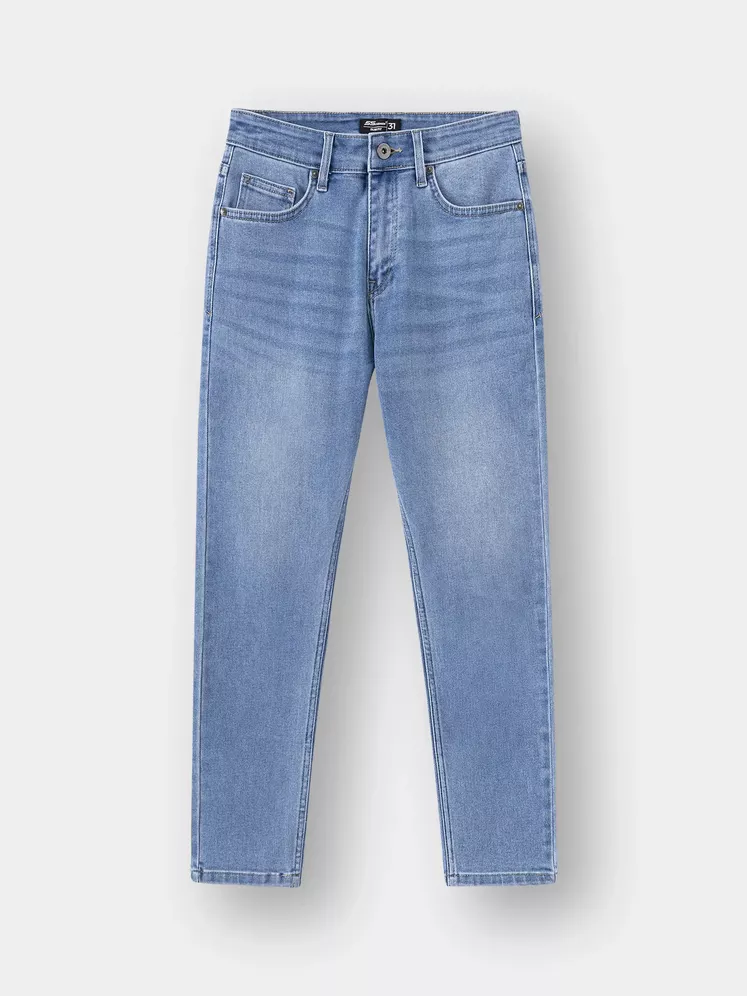 Quần Jean Nam 5S Fashion Trơn Basic Slimfit QBD23027
