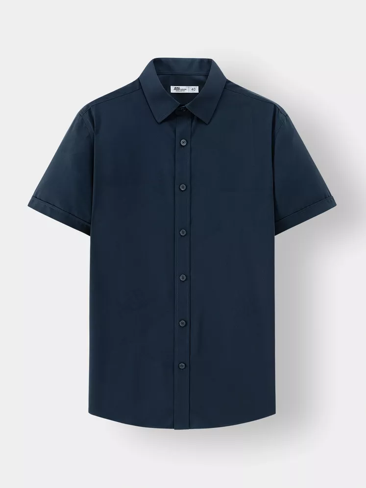 Áo Sơ Mi Nam Ngắn Tay 5S Fashion Họa Tiết Phom Regular ASC25049