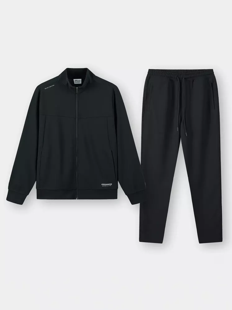 Bộ Nỉ Khóa Nam 5S Fashion In Cap Cấp Phong Cách Khỏe Khoắn MBNK25018