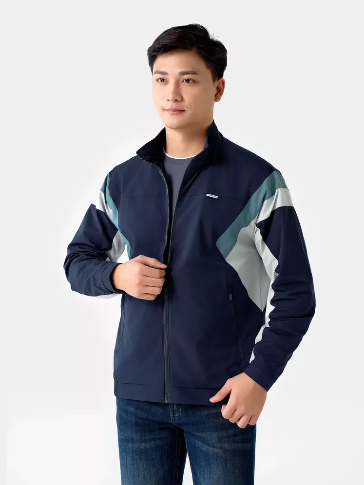Áo Khoác Gió Nam 2 Mặt 5S Fashion Phom Slimfit AKG24017 