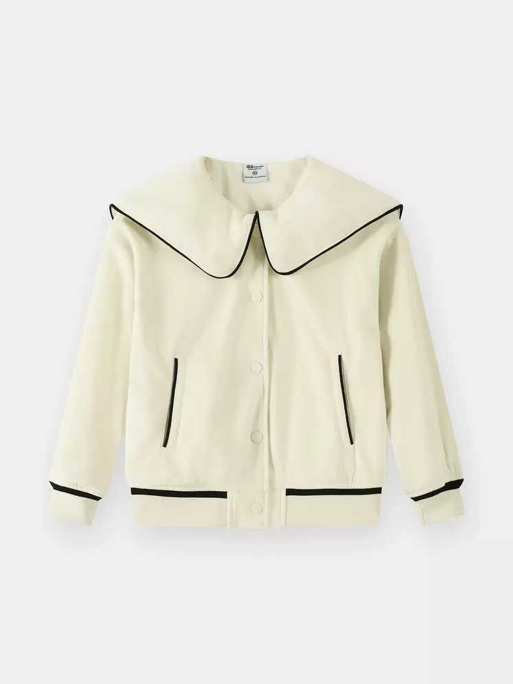 Áo Khoác Bé Gái 5S Fashion Vải Nhung Dễ Thương G0AKH25002