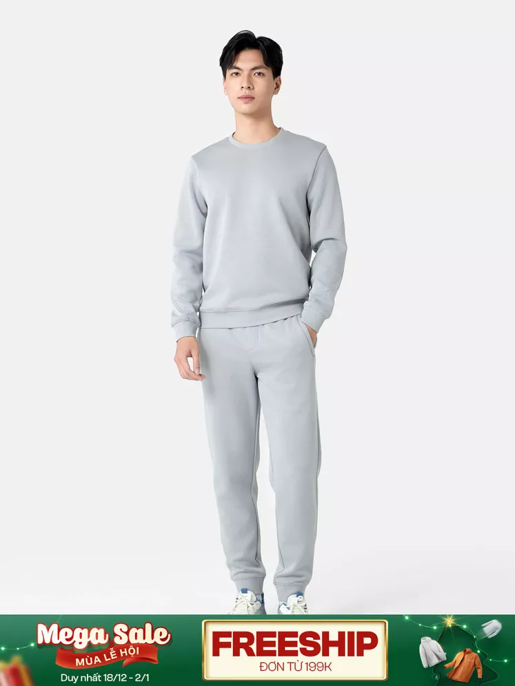 Bộ Quần Áo Nỉ Nam 5S Fashion Classic Phom Slimfit BNI24026