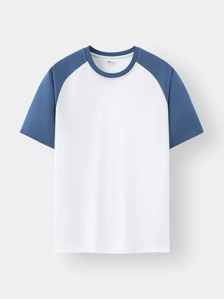 Áo Thun Nam 5S Fashion Tay Raglan Phom Slimfit ATS25008