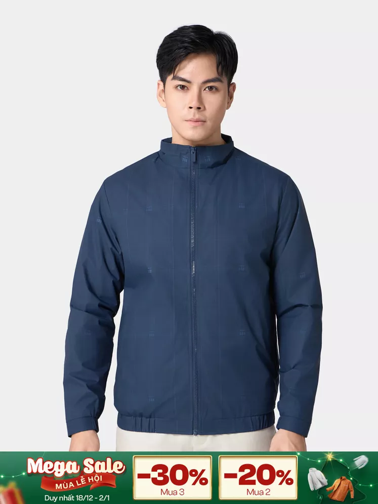Áo Khoác Thời Trang Nam 5S Fashion Dệt Kể Ô Sang Trọng AKH24063